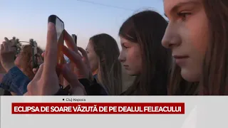 Eclipsa de soare vazuta de la Cluj HD