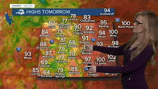 After near record heat Friday, storms expected this weekend
