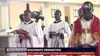 KEFFI-KARSHI MISSIONARY DIOCESE HOLDS MAIDEN DIACONATE ORDINATION