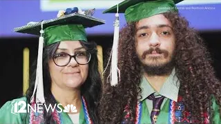 Valley mother and son cross the graduation stage together