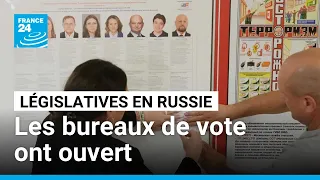Russie : coup d'envoi des législatives sur fond de guerre avec l'Ukraine • FRANCE 24