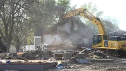 Demolition begins on Rock Valley homes bought through FEMA program