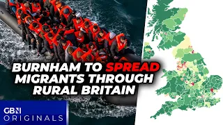 FURY: Burnham to SPREAD migrants out across RURAL Britain after RECORD small boat arrivals