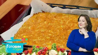 Protein-rich crust for pizza or sandwiches made from zucchini, tuna, and cottage cheese | Cooking...