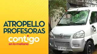 LOST CONTROL: Two teachers hit by a van - Contigo en la Mañana