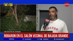 Robaron en el salón vecinal de Bajada Grande Robaron en el salón vecinal de Bajada Grande