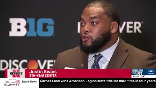 NREPORT: Justin Evans says "huge honor" to be mentioned with greats