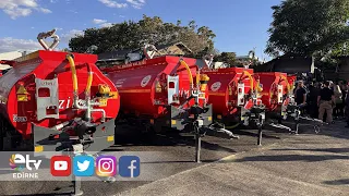 FIRE TANKERS TO 152 VILLAGES
