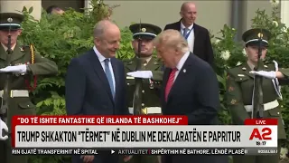 “Do të ishte fantastike që Irlanda të bashkohej”, Trump shkakton “tërmet” në Dublin