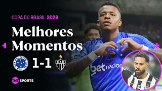 ARROYO FAZ GOLAÇO E RENAN LODI EMPATA EM CHUTE SEM ÂNGULO | CRUZEIRO 1X1 ATLÉTICO-MG