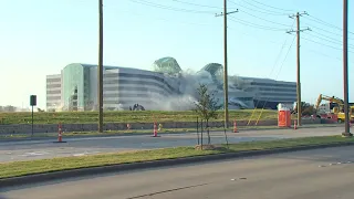 Former EDS building demolished to make way for AT&T campus in Plano