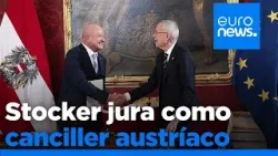 Christian Stocker, del partido de centro-derecha ÖVP, jura su cargo como nuevo canciller austríaco