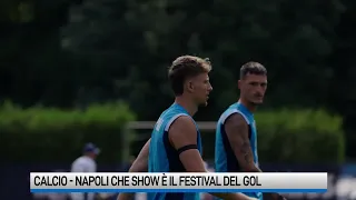 Napoli show, sei reti in amichevole all'Aris Salonicco