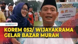 TNI AD Gelar Bazar Murah, Korem 052/ Wijayakrama Siapkan Ribuan Paket Sembako Hemat
