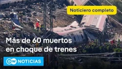 🔴 DW Noticias 28 de octubre: Accidente reabre el debate sobre la seguridad ferroviaria en España