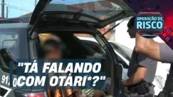 "Tatuou 157 e não sabia o que era?": suspeito tenta enrolar polícia