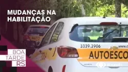 Mudanças na habilitação Mudanças na habilitação