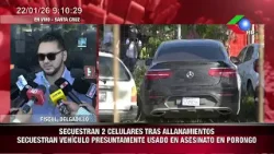 SECUESTRAN 2 CELULARES TRAS ALLANAMIENTOS SECUESTRAN VEHÍCULO PRESUNTAMENTE USADO EN ASESINATO 