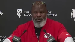 Chiefs vs. Chargers:  Offensive coordinator Eric Bieniemy speaks to reporters