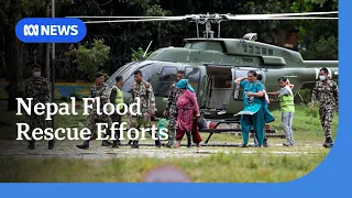 Nepal disaster centres overflowing with displaced people as over 2,400 rescued | ABC NEWS