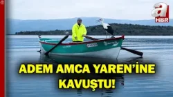 Bu yıl da gelenek bozulmadı... Yaren leylek Adem Amca'nın 15'inci Yılda Kavuştu! | A Haber