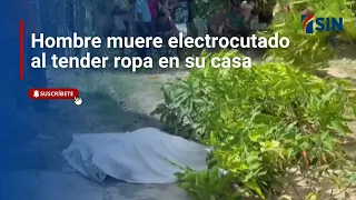 Man dies of electrocution while hanging laundry at home