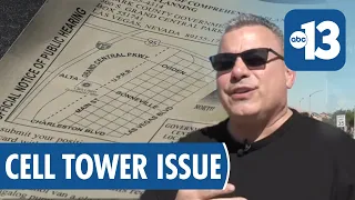 Community concerns over cell tower and illegal dumping in Las Vegas