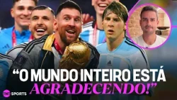 MARCELO BECHLER PAYS TRIBUTE TO LIONEL MESSI BEFORE THE STAR'S FAREWELL TO THE ARGENTINA NATIONAL...
