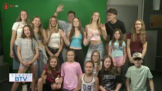 Malí herci navštívili televíziu