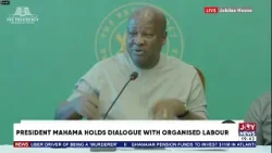 John Dramani Mahama Warns System at ‘Critical Crossroads’ After Crunch Talks with Labour