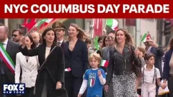 82nd annual NYC Columbus Day Parade marches along