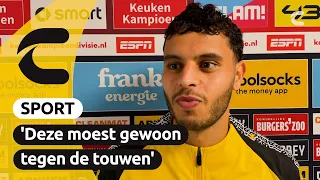 Ayman Sellouf's reaction after Vitesse vs. Jong PSV (3-1) | Connect