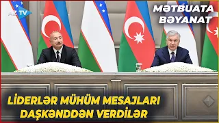 The leaders made statements to the press: what messages were delivered?