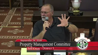 Property Management Committee Meeting - September 24, 2025