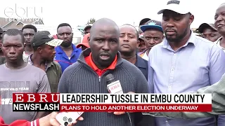 Leadership Wrangles Rock Embu Jua Kali Association.#ebrunews