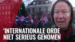 Demonstranten bij consulaat VS vanwege aanval op Venezuela