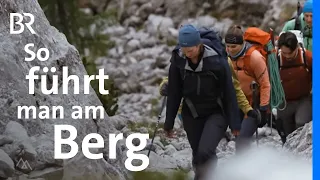 Ausbildung zum Tourenleiter im Ehrenamt: Grundlehrgang Alpin | Bergauf-Bergab | Doku | BR