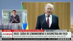 Lula pode anunciar saída de Lewandowski e veto à dosimetria em ato pró-democracia