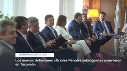 Los nuevos defensores oficiales Penales subrogantes asumieron en Tucumán