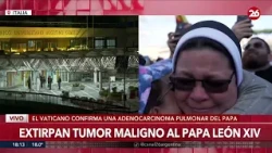🚨 VIVO - ITALIA | Extirparon un tumor maligno al papa León XIV
