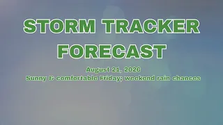 Storm Tracker Forecast- Friday Morning (8/21/2026)