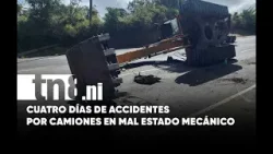 ¿Qué sucede? Camiones generan percances consecutivos en Carretera Sur