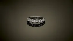 Raffinierter 0,5ct Diamant 9K Gold Ring, 1,81g