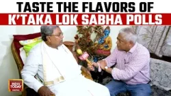 Elections On My Plate: CM Siddaramaiah Shows Rajdeep Sardesai How To Eat Ragi Mudde With Chicken