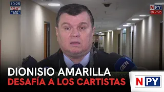 Dionisio Amarilla desafía a los Cartistas