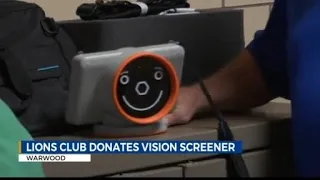 Wheeling Lions Club donates $7,000 vision screener to parochial schools in Ohio County
