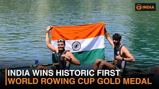 India wins historic first World Rowing Cup gold medal