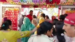 Heavy Rush at Chichi Mata Ji Temple in Samba on the festival of Navmi of Shardiya Navratra