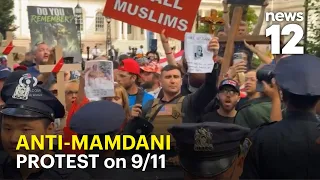 Protest erupts outside City Hall over Mamdani’s 9/11 memorial appearance