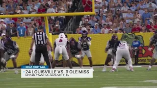 No.9 Ole Miss defeats No.24 Louisville 41-38 in season opener